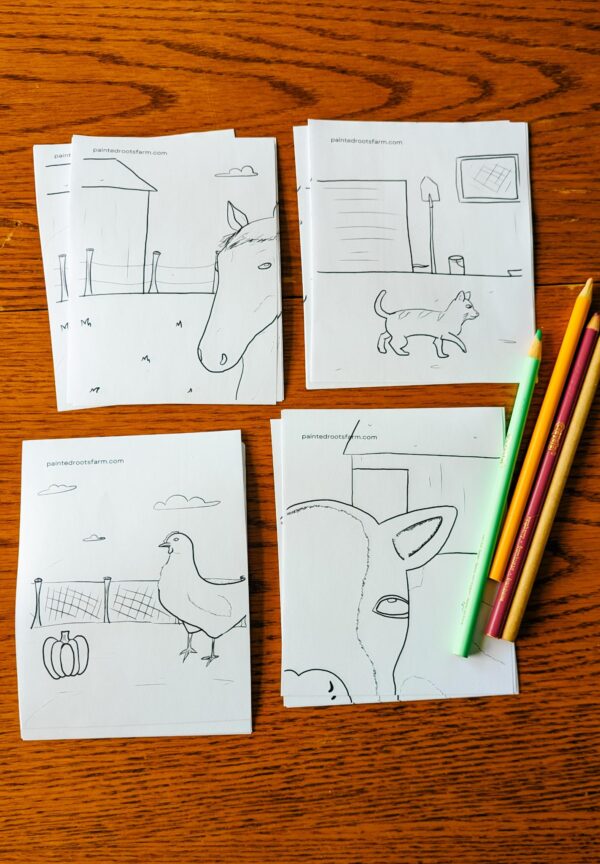 Farm Animal Colouring Pages (Digital Printable) - Image 3